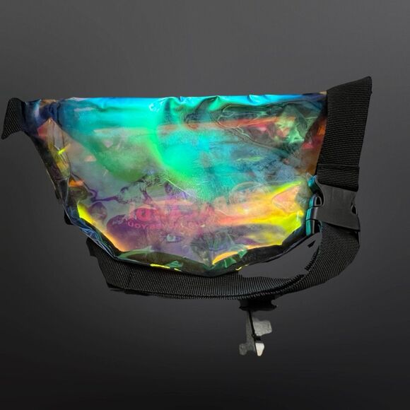 Bacardi Iridescent Semi Clear Rave Fanny Pack - Picture 3 of 4